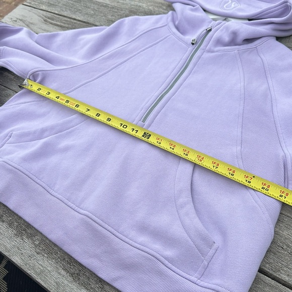 Lululemon Scuba Oversized 1/2 Zip Hoodie lilac Esther Size M/L NWOT - Picture 4 of 6